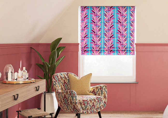 Miami, Pink - Twist&Fit Roman Blind - Image 3